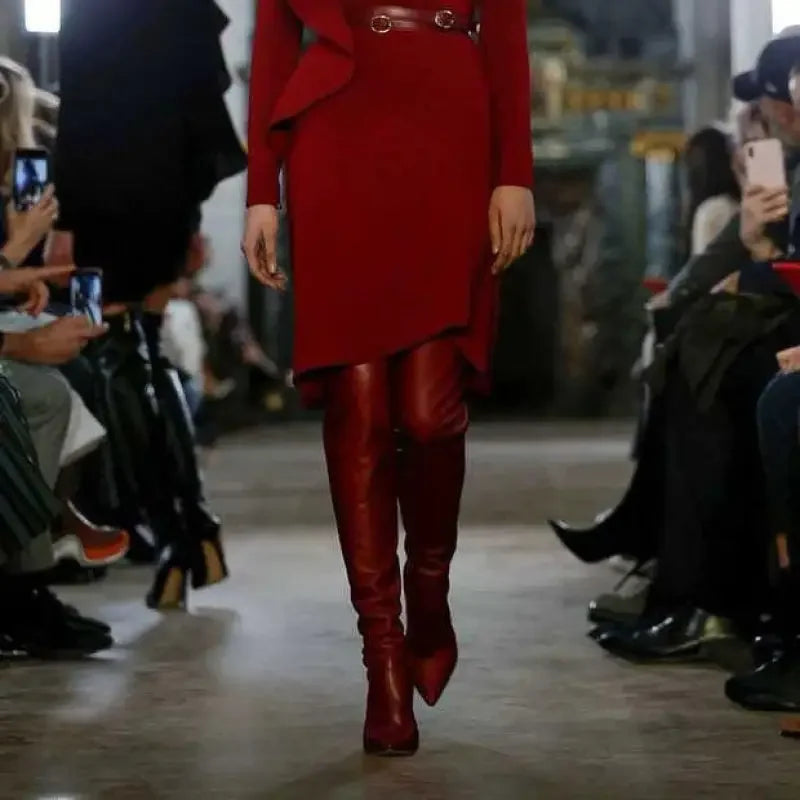 Over-the-knee Stretch boots | Fashionsarah.com