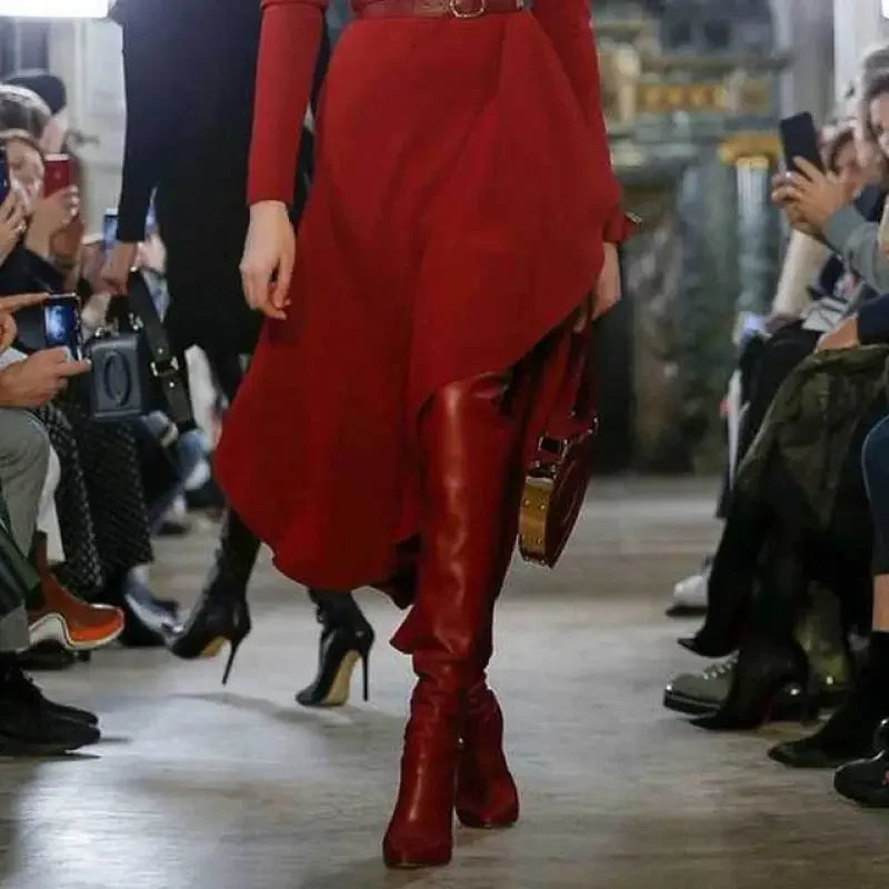 Over-the-knee Stretch boots | Fashionsarah.com