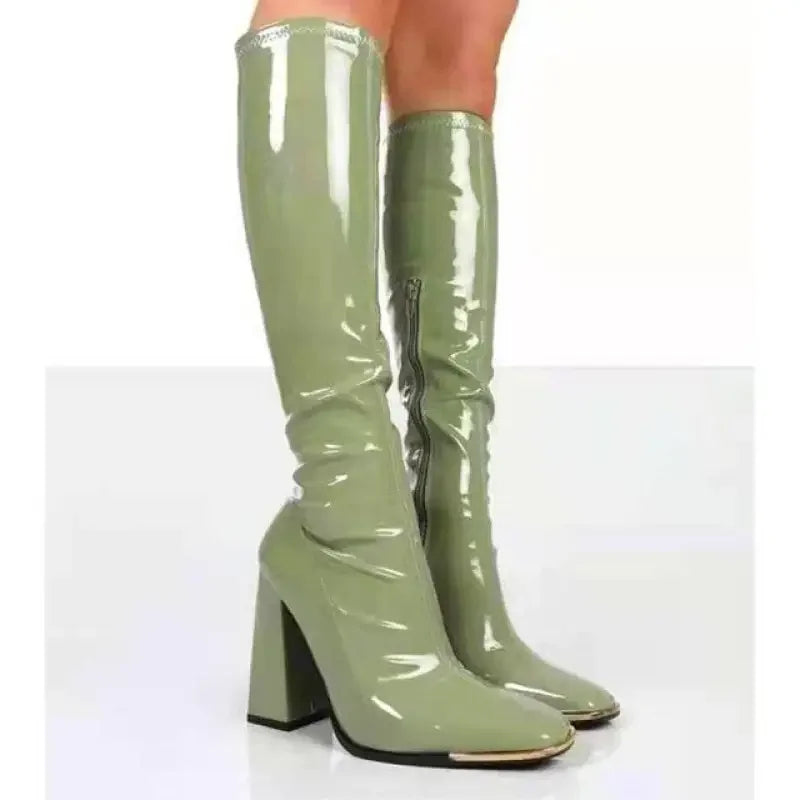 Motorcycle Square heel boots | Fashionsarah.com