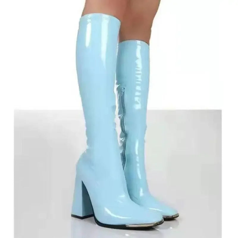 Motorcycle Square heel boots | Fashionsarah.com