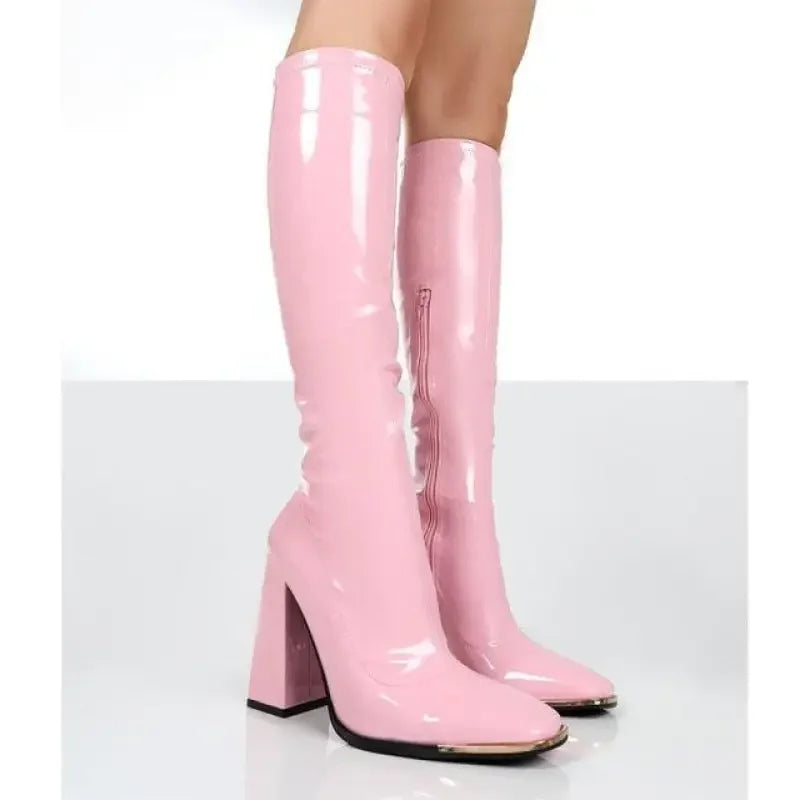 Motorcycle Square heel boots | Fashionsarah.com