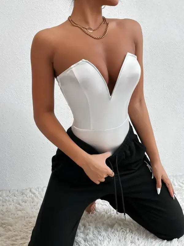 Strapless Slim Bodysuits | Fashionsarah.com