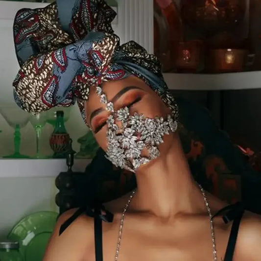 Luxury Rhinestone Face Jewelry | Fashionsarah.com