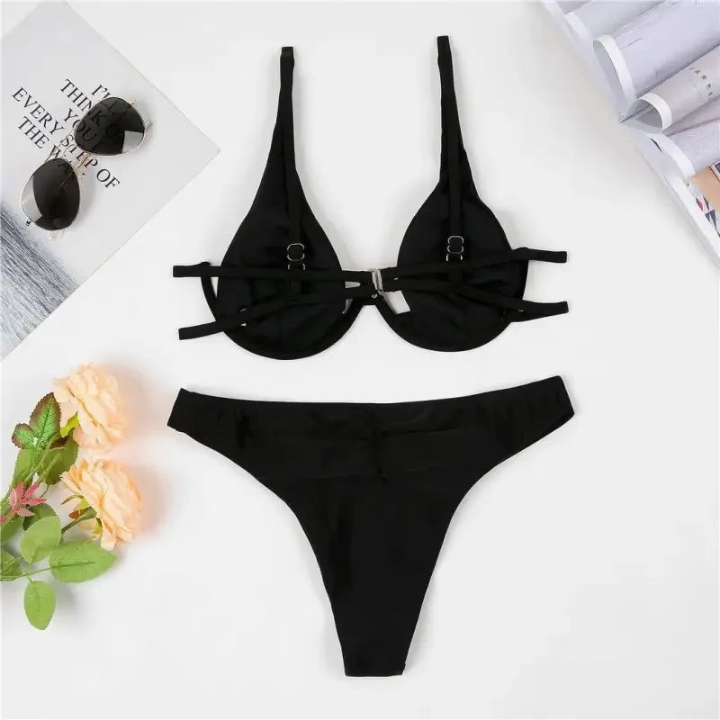 New Double-Layer Bikini Set | Fashionsarah.com