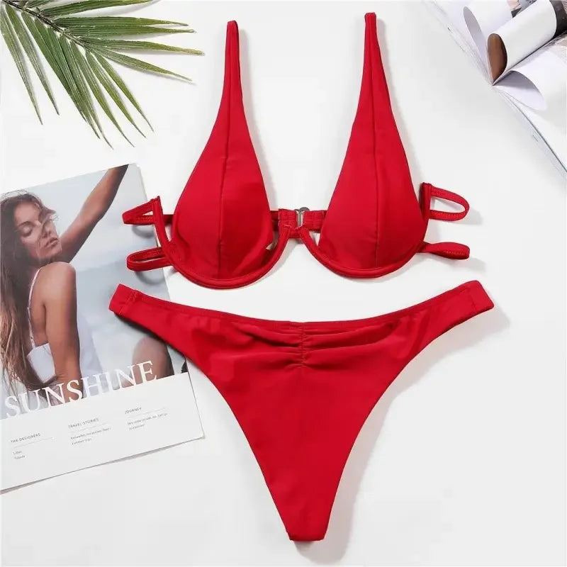 New Double-Layer Bikini Set | Fashionsarah.com