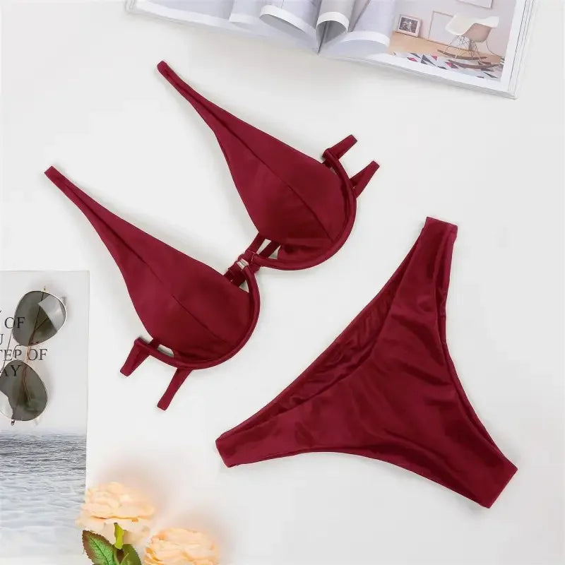 New Double-Layer Bikini Set | Fashionsarah.com