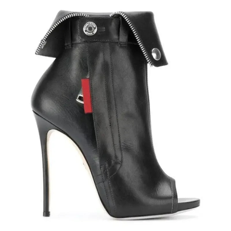 Buckle Zipper Fashion Boots | Fashionsarah.com