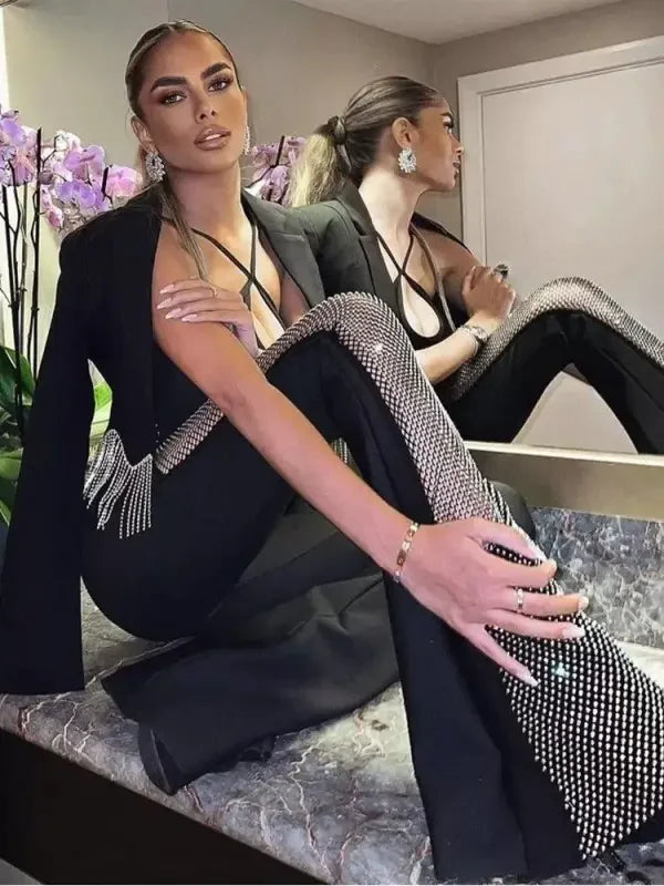 Women High Waist Flare Long Pants | Fashionsarah.com