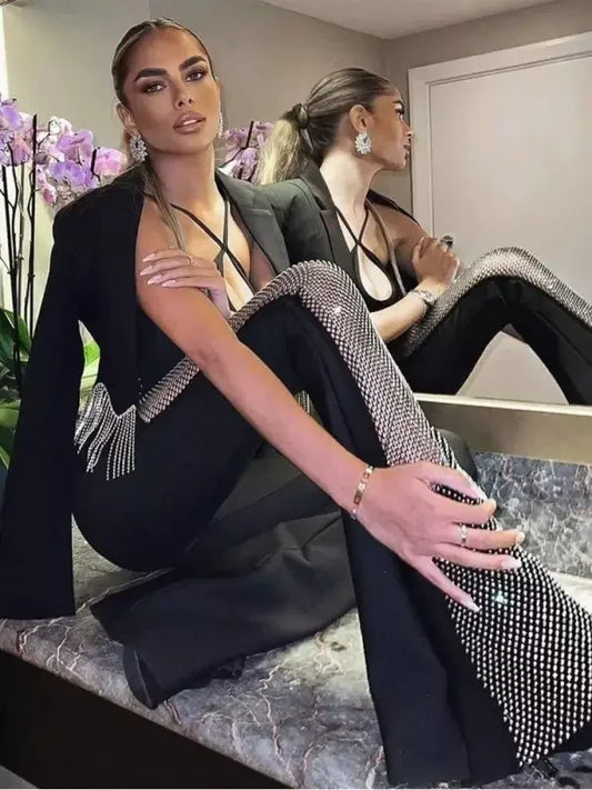 Women High Waist Flare Long Pants | Fashionsarah.com