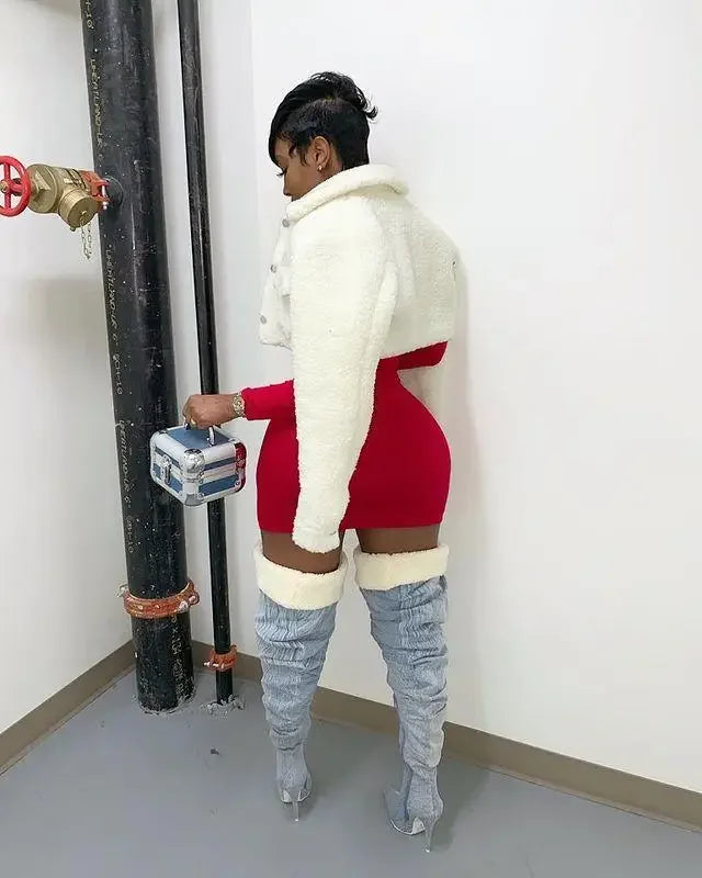 Denim Cowboy Style Boots | Fashionsarah.com