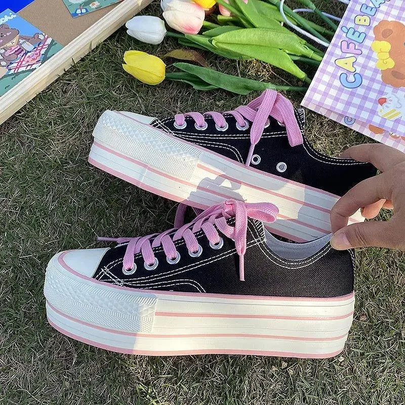 Leather Platform Sneakers | Fashionsarah.com