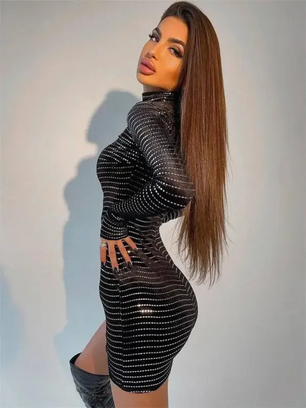 Velvet Elegant Dress | Fashionsarah.com