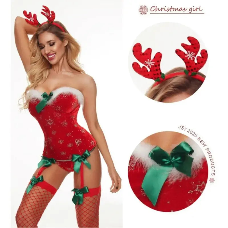 Christmas Babydolls With Stocking | Fashionsarah.com