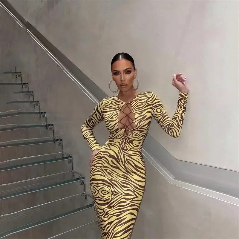 Tiger Look, Sheath Dress | Fashionsarah.com