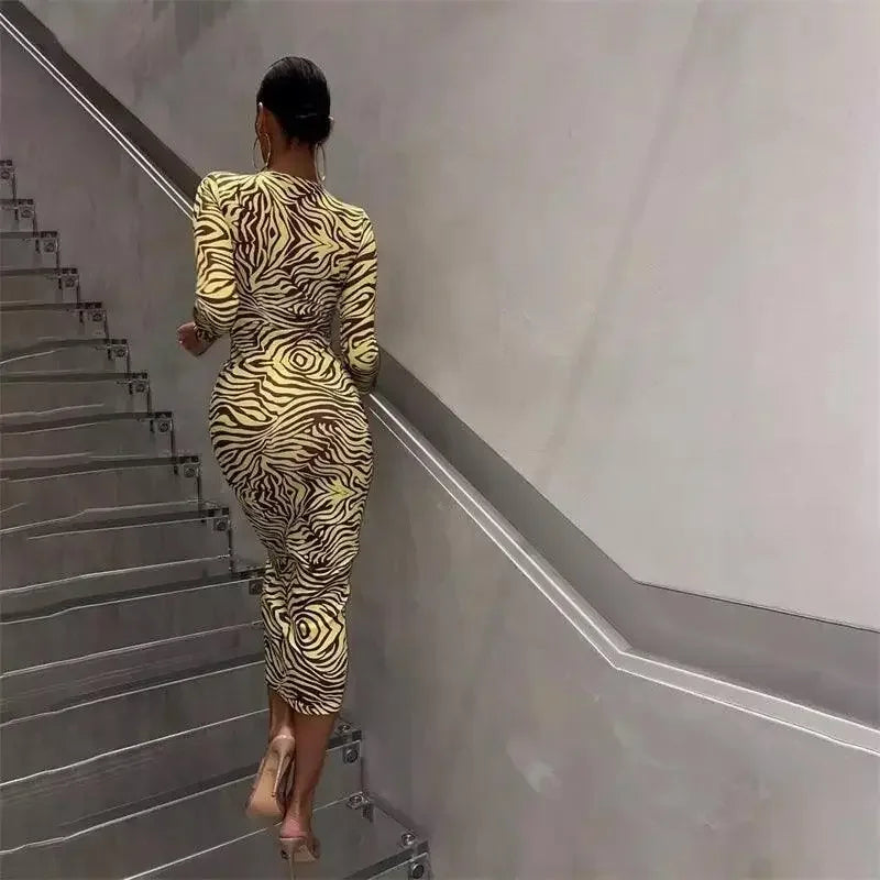 Tiger Look, Sheath Dress | Fashionsarah.com