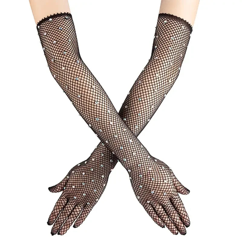 Diamond Mesh Gloves | Fashionsarah.com