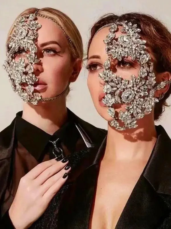 Crystal Half Face Jewelry Prom Mask | Fashionsarah.com