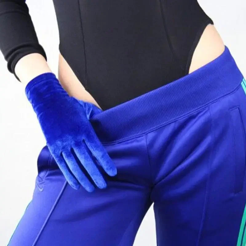 Velvet Short Gloves | Fashionsarah.com