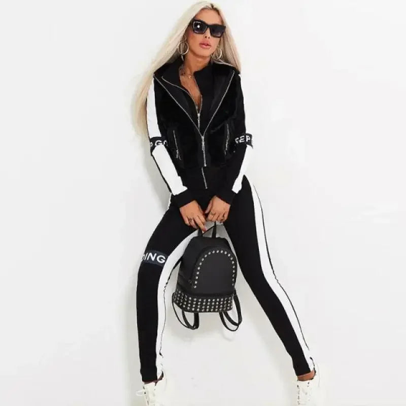 Long Sleeves Jacket with Pants Suits | Fashionsarah.com