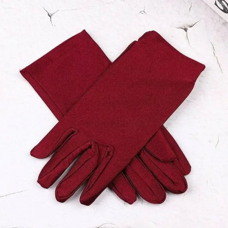 Satin Stretch Gloves | Fashionsarah.com