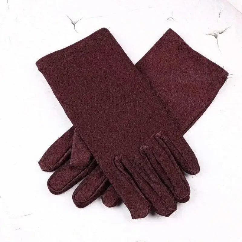 Satin Stretch Gloves | Fashionsarah.com