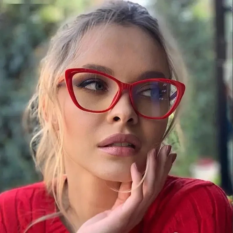 Retro Anti Glare Blue Filter Eyeglasses | Fashionsarah.com