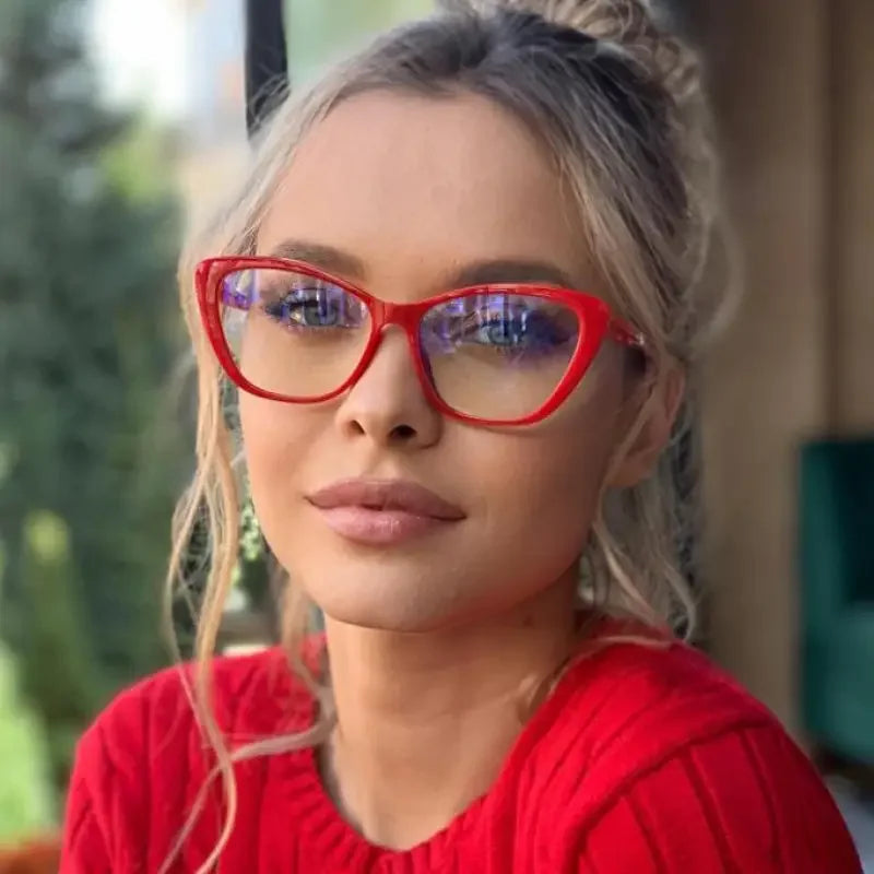 Retro Anti Glare Blue Filter Eyeglasses | Fashionsarah.com