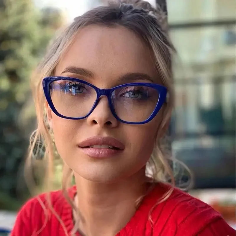 Retro Anti Glare Blue Filter Eyeglasses | Fashionsarah.com