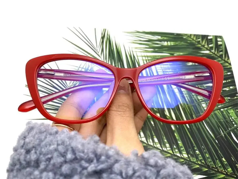 Retro Anti Glare Blue Filter Eyeglasses | Fashionsarah.com