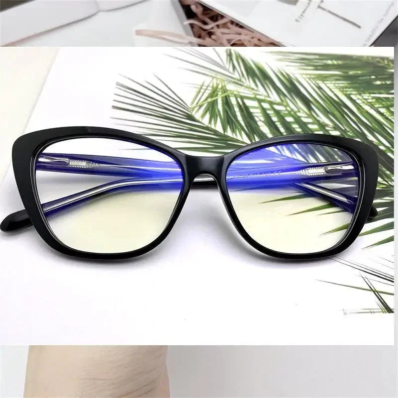 Retro Anti Glare Blue Filter Eyeglasses | Fashionsarah.com
