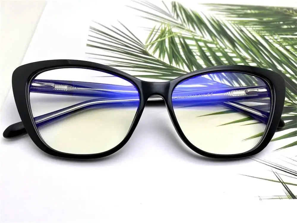 Retro Anti Glare Blue Filter Eyeglasses | Fashionsarah.com