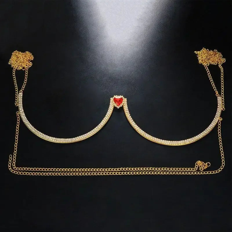 Rhinestone bra chain | Fashionsarah.com