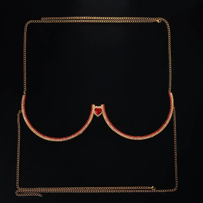 Rhinestone bra chain | Fashionsarah.com