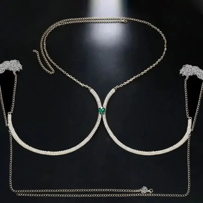Rhinestone bra chain | Fashionsarah.com