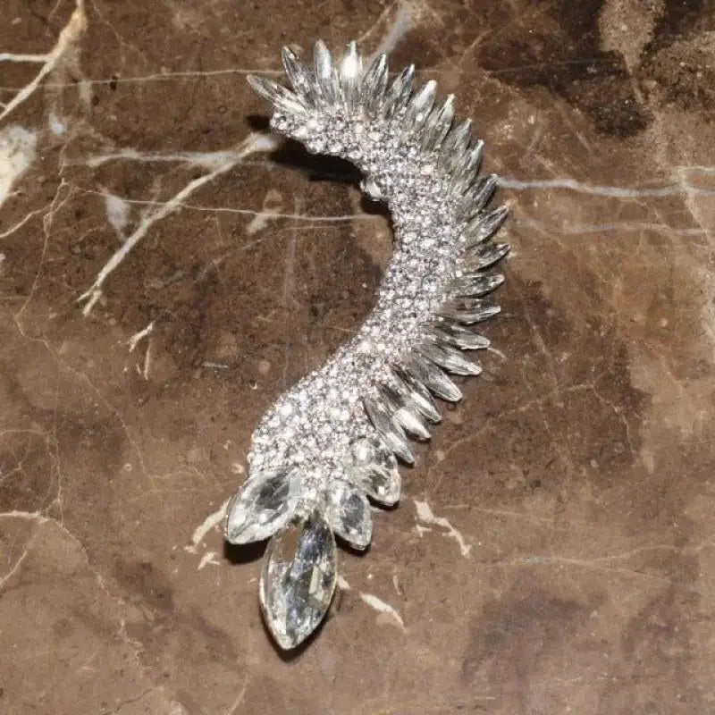 Shiny Rhinestone Left Earring | Fashionsarah.com