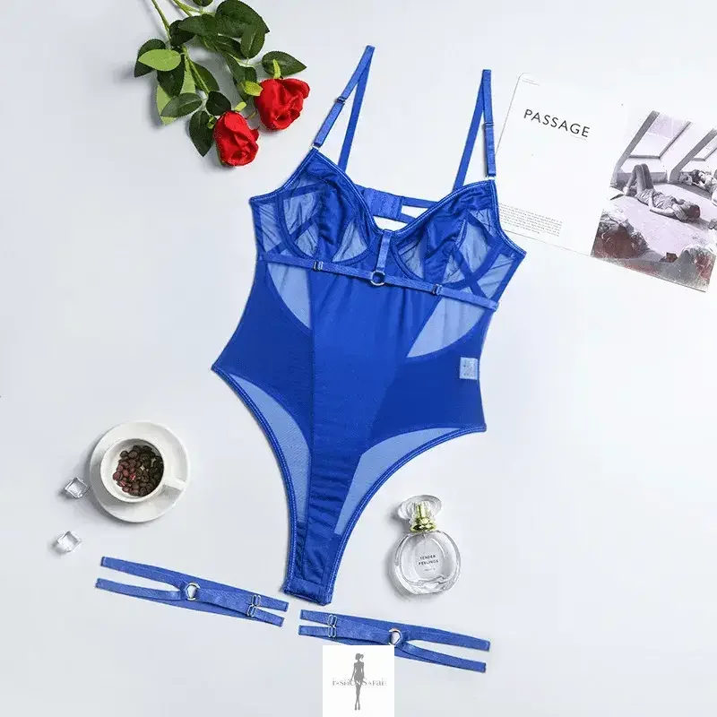 Fashionsarah.com Fashionsarah.com Backless Bodysuit with Sensual Tights