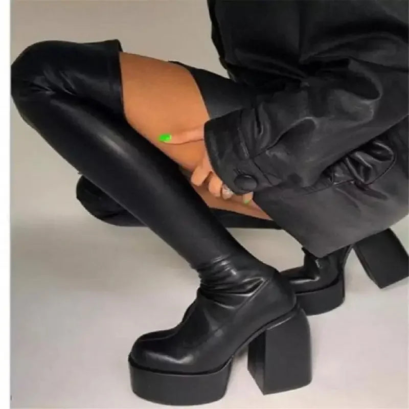 Chunky Platform Winter Boots | Fashionsarah.com