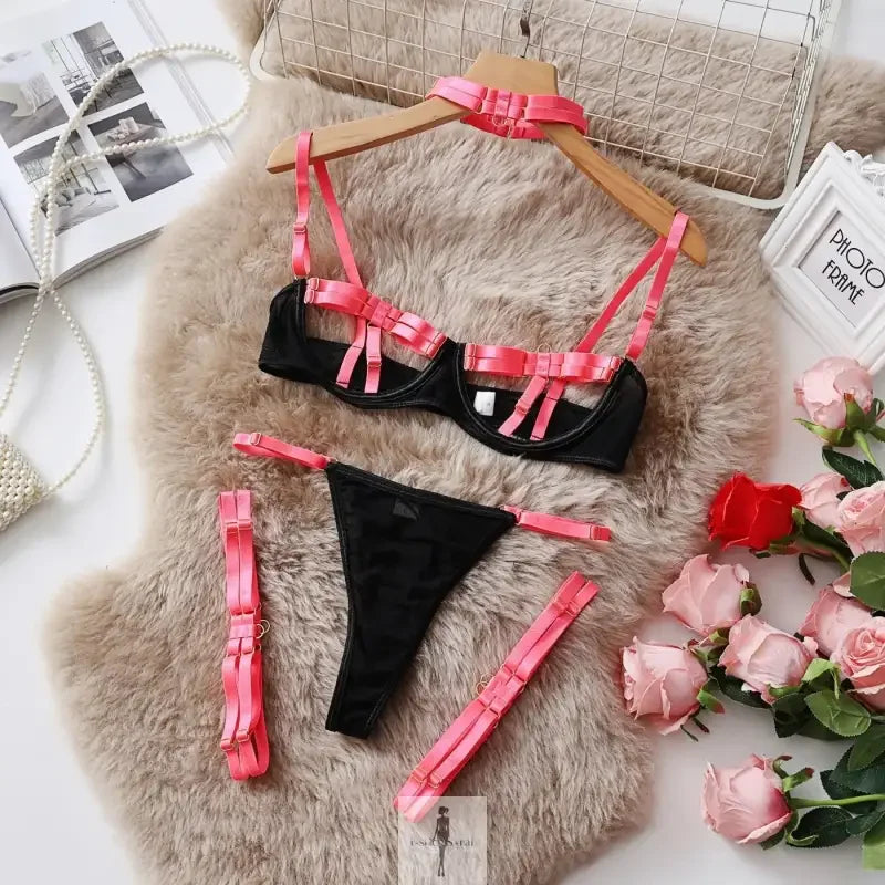 Fashionsarah.com Fashionsarah.com Hot Crafted Underwear 4-pieces Set