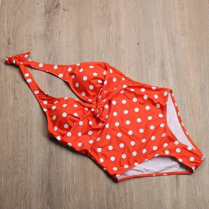 One Piece Dot Monokini | Fashionsarah.com