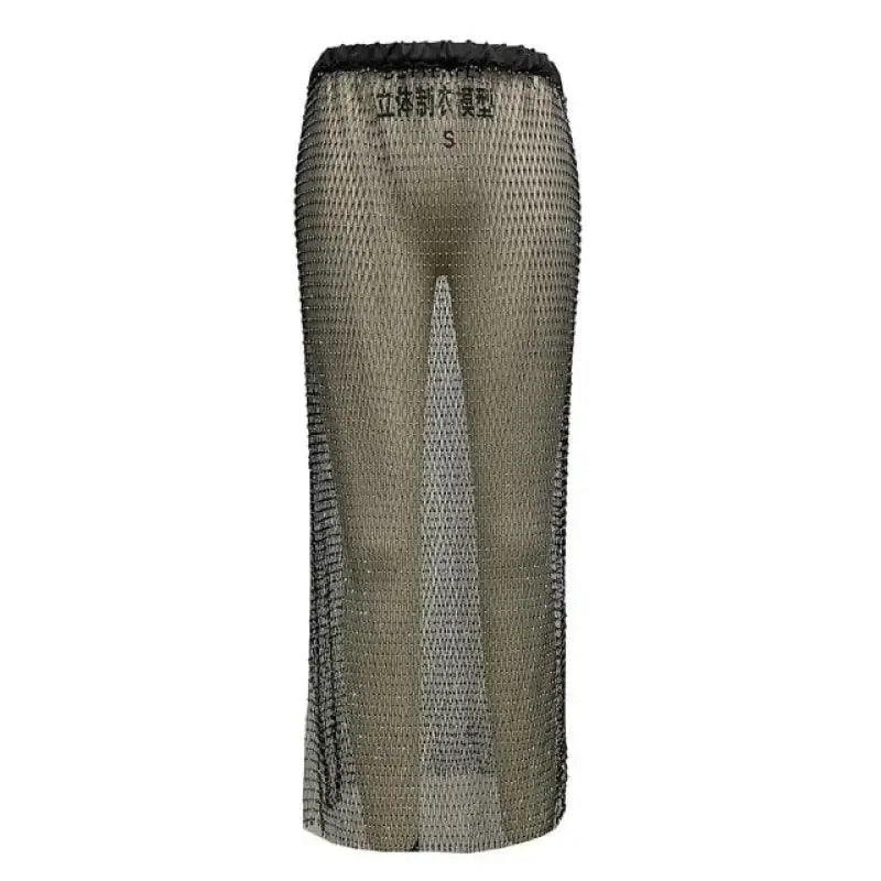Sheer mesh rhinestone skirt from Women’s Fashion at an online boutique