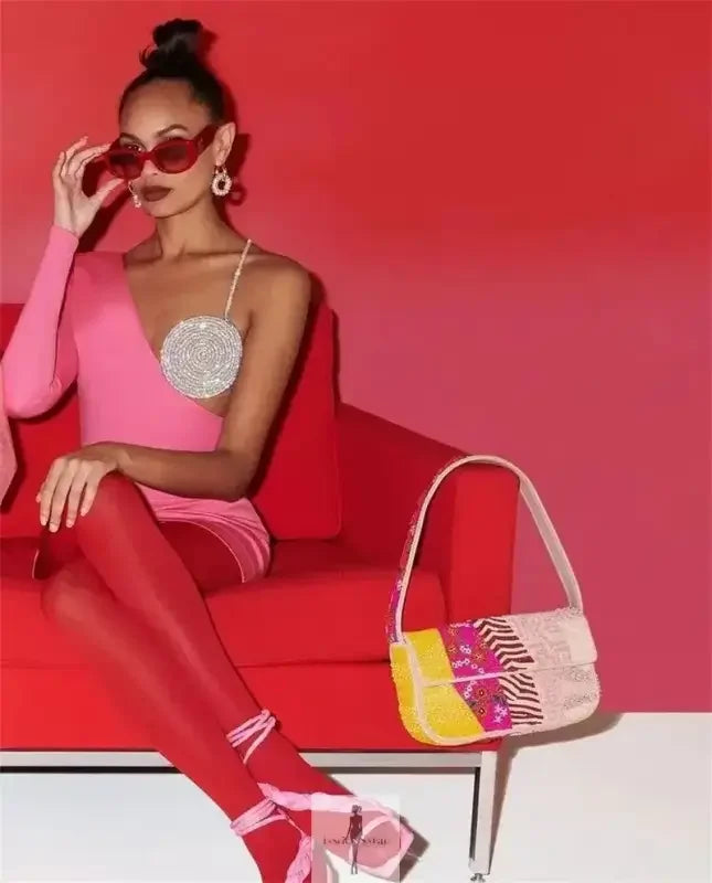 Fashionsarah.com Fashionsarah.com Diamonds Crystal Elegant Dress