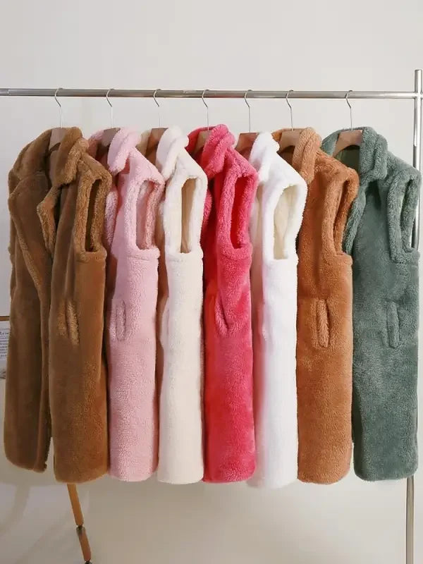 Teddy Gilet Winter Coats | Fashionsarah.com