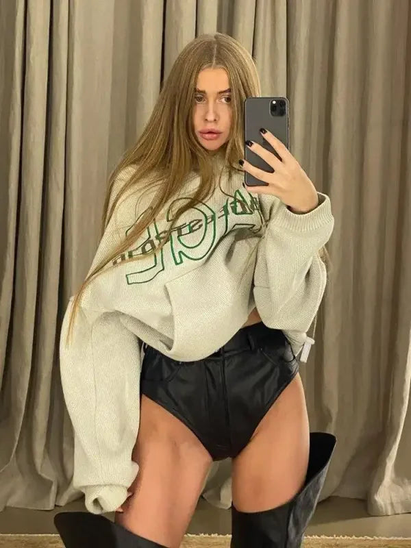 Leather Zip Pocket Short | Fashionsarah.com