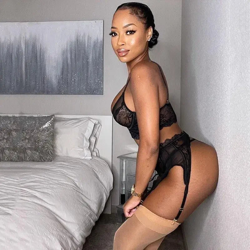 3-Piece Lace Bra Set | Fashionsarah.com