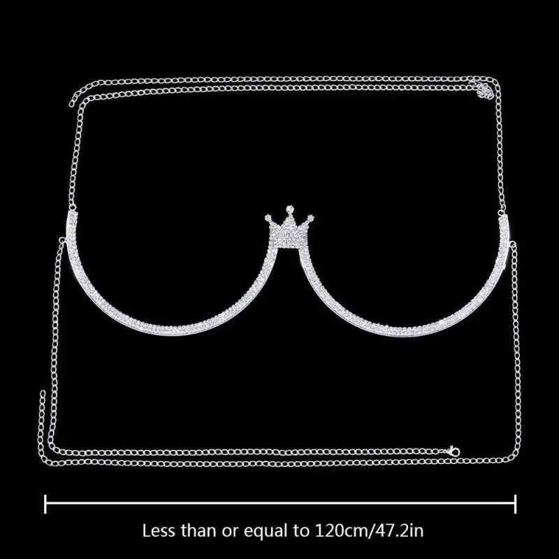 Rave Queen Crown Crystal Chest | Fashionsarah.com