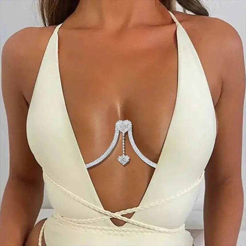 Double Pendant Heart Bras | Fashionsarah.com
