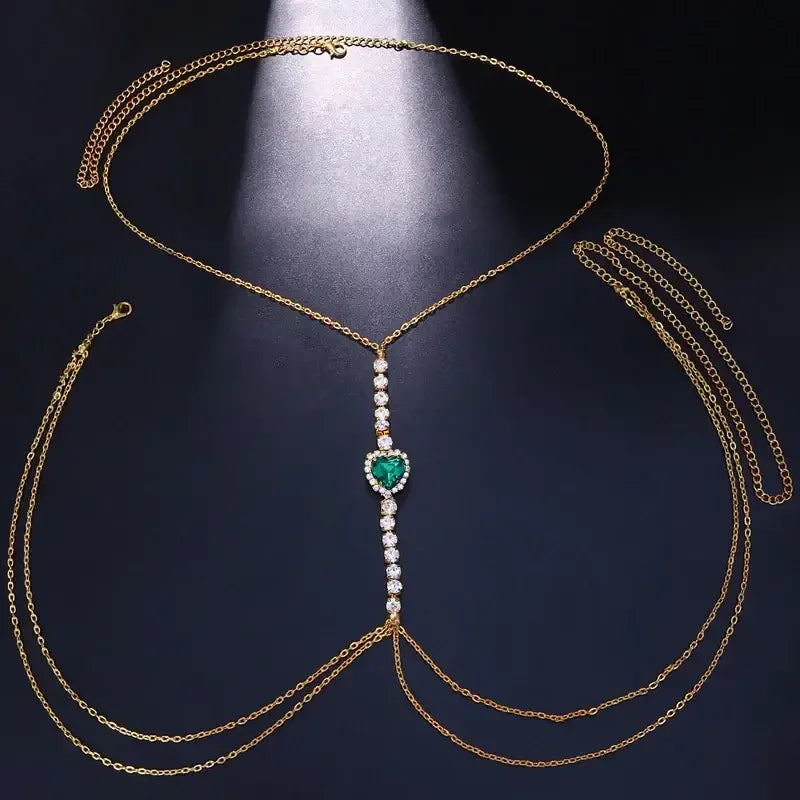 Heart Crystal Bralette | Fashionsarah.com