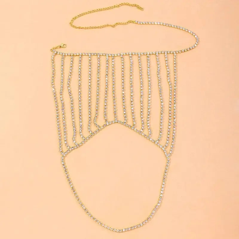 Crystal Multi-Layered Shoulder Chain | Fashionsarah.com