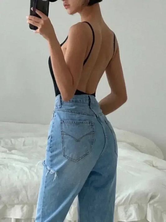 Backless Slim BodySuit | Fashionsarah.com