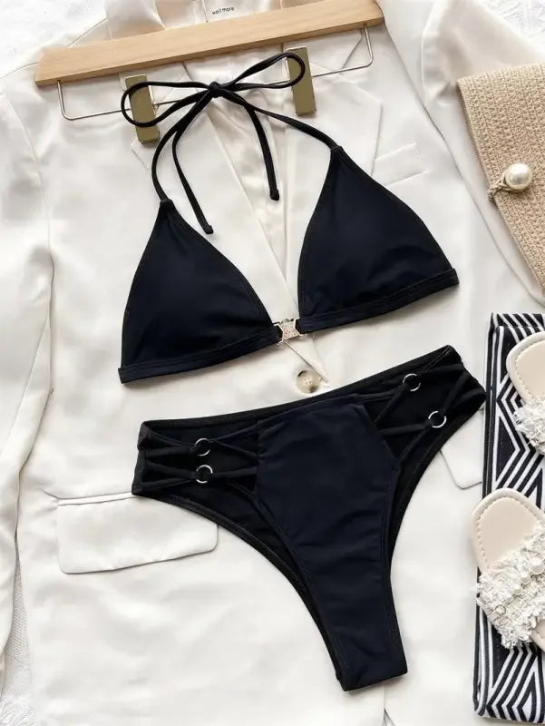 Stylish Bikini Top With Triangle | Fashionsarah.com